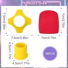 Sibba 12 Pcs Microphone Covers Foam  Mic Covers Pop Filter Replacement 4 Pcs 