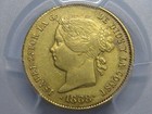 1868  58 Philippines 4 Pesos Pcgs Au Isabel Ii Manila Gold Spanish Colonial Era