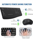 Wireless Keyboard And Mouse Combo  Edjo 2 4g Full-size Mac Os Desktop laptop  Pc