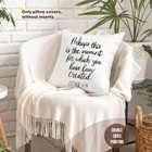 Motivational Religious Throw Pillow Covers Office Decor Pillow Createdmoment