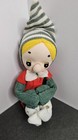 Vtg  Bendable Christmas Pixie Doll Knee Hugger Made In Japan 8 