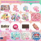 8pcs Big Cookie Squishie  Cute Dessert Cookie Shape Kawaii Mochi Squishy Sens