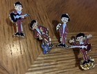 The Beatles Enamel Pins Set Of 4 In Red Outfits