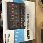 4- Channel Professional Mixer With 99 Dsp Effects  Bluetooth  Usb Connector