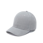 Unisex Baseball Cap Solid Color Cotton Adjustable Sun Hat Snapback Dad Hat