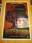 Rare Star Wars Revenge Of The Jedi Folded Movie Teaser One Sheet Poster 41 X 27