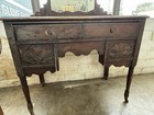 Antique Vanity Dresser With Mirror