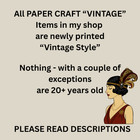 Regency Women Collage Supplies For Scrapbook Junk Journal Card Making Toppers