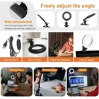 Ring Light Video Conference Lighting Kit 3200k-6500k Dimmable Led Clip On