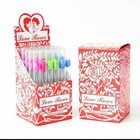 36 Count Love Roses Glass Tubes 36pcs box   wholesale Value   Free Shipping