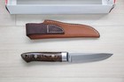 Rare Al Mar 4101tw Utility Tanken Titanwood Fixed Blade Knife Japan W box  K107