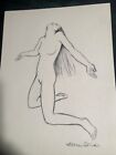 Grace Slick  jefferson Airplane     nude    Artwork - Early Sketch Drawing Reprint