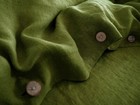 Linen Duvet Cover Green Duvet Cover   Stonewashed Linen Bedding   Twin  Full 