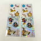 Vintage 2000s Disney Parks Epcot Prismatic Stickers Lot Of 2 Mickey Mouse New