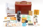 Many Accessories    top Mint W trunk    Bolex H8 Reflex 8mm Movie Camera Body Japan
