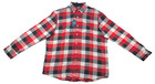 Club Room Flannel Shirt Mens Size Xxl Red Black White Plaid Button Down New