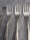 Vintage Swissair Airline Dinner Fork Silver Plate Beard 90-30 Lot Of 5 7 