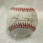 Willie Mays Signed Baseball Inscribed 24 San Francisco Giants Hof Onl White Cube