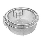Stainless Steel Deep Fry Basket Deep Fat Fryer Culinary Filter Screen Basket