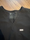 Figs Catarina Small Petite Scrub Top Black