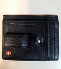 Alpine Swiss Men s Clip  Minimalist Wallet Card Case Id Wallet Genuine Leather 