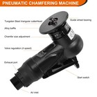 Pneumatic Chamfering Machine Metal Trimming Air Chamfer Beveling Tool   Insert
