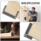 Metal Angular Ruler Multi Angle Measuring Tool Ultimate Transfer Black Template