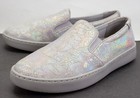 Vionic Pro Avery Iridescent Metallic Womens Size Us 8 5 Silver Slip On Shoes