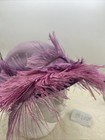 Antique Hat Purple Velvet Feathered Hat Glenover-henry Pollak Co One Sz