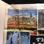 Vintage Souvenir This Is London Tea Towel Irish Cabin Linens 60s 70s Big Ben 