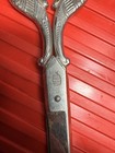 Antique D Peres Solingen Germany Tailor Shears Scissors Ornate Floral 12   