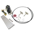 Fully Adjustable Heavy-duty Dc Power Windshield Wiper Kit W  Harness Tri 5 Ready