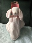 Blankets   Beyond Pink Bunny Rabbit Baby Lovey Vtg Security Blanket Plush New