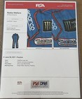 Bubba Wallace 2017 Daytona 400 Worn Autographed Psa dna Photo Matched Firesuit