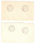 1951 Israel Scott 46-7 Fdc Plate Block Of 4 Set Of 2