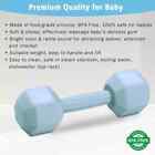Baby Dumbbell Infant Rattle Silicone Teething Toy Teether Infants Sensory Toy   