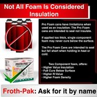 Dupont Froth-pak    12 Bf Low Gwp Spray Foam Insulation  3ft Hose  12 Pack