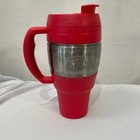 Bubba Keg Lot Of Two Travel Mugs 34 Oz Pink   Gray Insulated Stainless Steel 