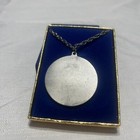 Vintage Rolls Royce Owners Club Medallion Pendant Medal 24    Silver Chain Rroc