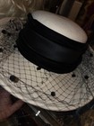 Bette Davis Owned   Worn 1970 s White Wool Hat W netting From Sydney Guilaroff