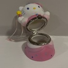 Hello Kitty Porcelain Box Ornament Sanrio 2005 Vintage Christmas Trinket Rare