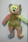 Ty Beanie Baby  peace  Retired Rainbow Bear 1996