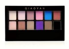 New 12 Colors Eyeshadow Palette Matte Pearly Finish Brights Natural With Brush