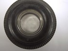 Vintage Firestone Deluxe Champion Tubeless Embossed Glass Insert Tire Ashtray 