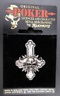 Danzig Lucifuge Pin Vintage But New Official Poker Rox Inverted Cross Skull  94