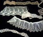 Antique Vintage Lace Textiles Trim Large Mixed Lot Doll Restoration Sewing Craft