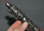 6 tibet Buddhism Meteorite Iron Tiantie Mahakala Statue Vajra Phurpa Dagger Faqi