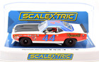 Scalextric Plymouth Barracuda  23 Spa Classic Dpr W  Lights 1 32 Slot Car C4525