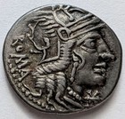 Roman Republic Cn  Fulvius Silver Denarius 117-116 Bc Roma Victory Biga 3 97g