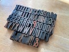 6 Line Gothic American Wood Type Font  w41  Letterpress